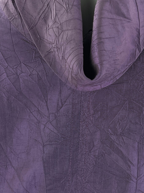 Vestido Cavendish Metalizado Roxo