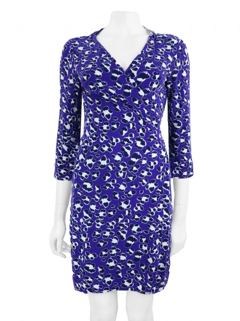Vestido Diane Von Furstenberg New Julian Two Mini Estampado