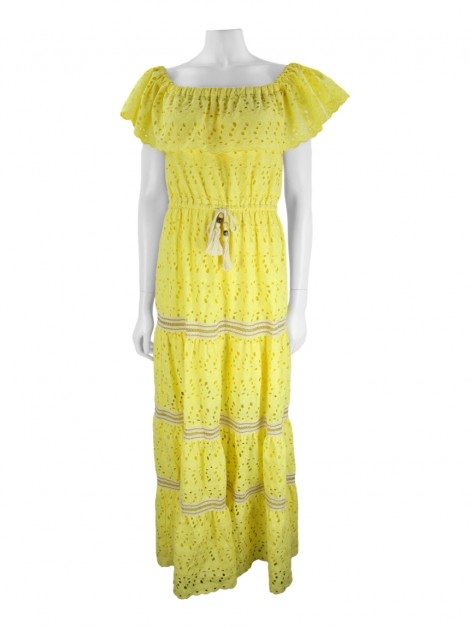 Vestido Le Blog Store Recortes Amarelo
