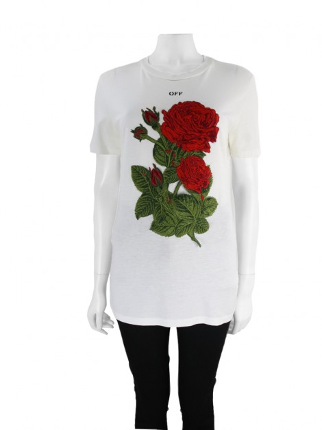 Blusa Off-White c/o Virgil Abloh Rose Branca