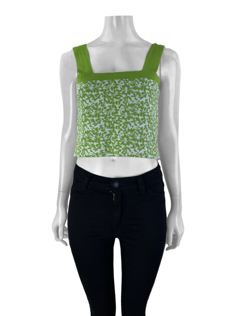 Blusa Sacada Tricot Verde