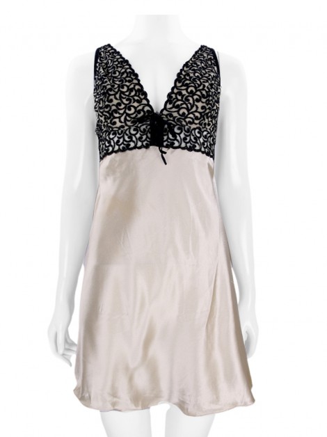 Camisola Fruit De La Passion Tecido Bordado Bege