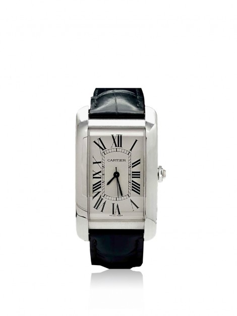 Relógio Cartier Tank Americaine Prateado Automático