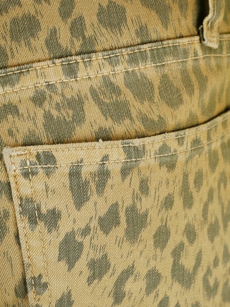 Calça Current Elliott The Stiletto Leopard