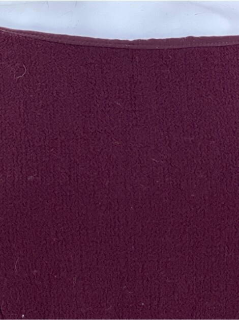Vestido Lafayette 148 New York Maxi Lã Marsala