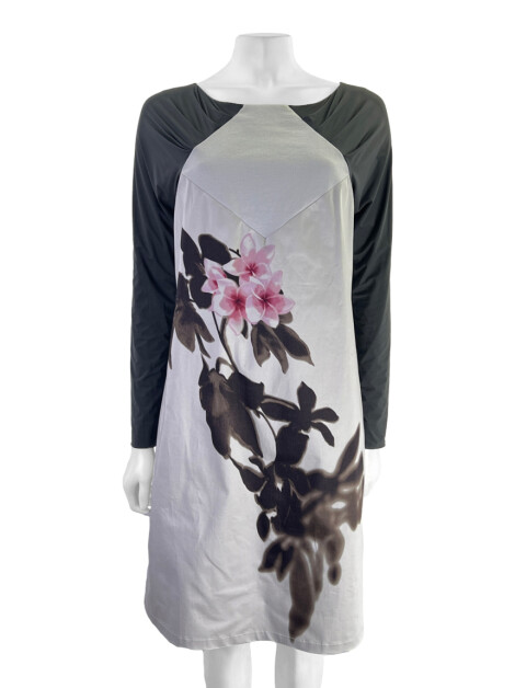Vestido Sportmax Estampa Cinza