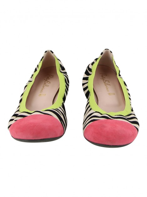 Sapatilha Pretty Ballerinas Camurça Zebra