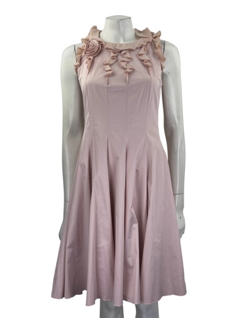 Vestido Paule Ka Plissado Rosa Bebê