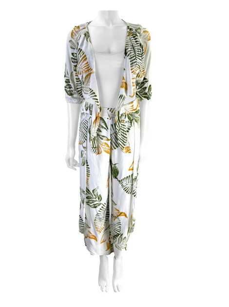 Conjunto Anne Fernandes Estampa Folhagem