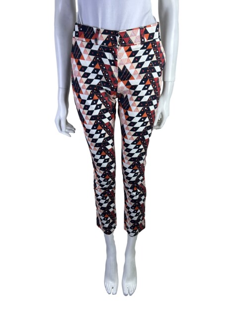 Calça Magrella Tecido Estampada
