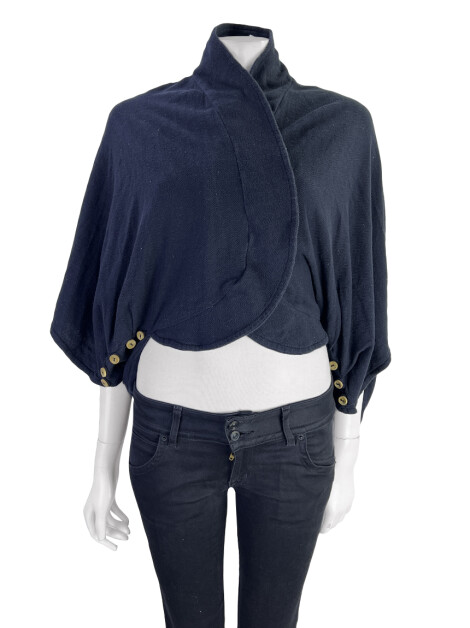 Jaqueta Erre Bolero Azul Marinho