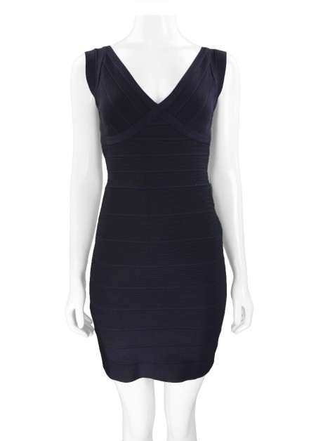 Vestido Hervé Léger Bandagem Roxo