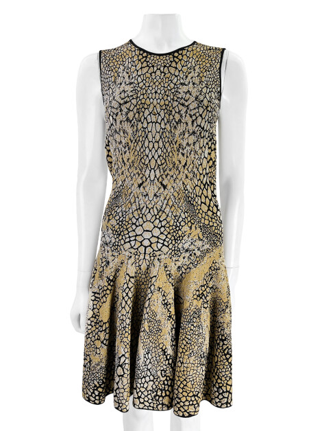 Vestido Alexander McQueen Tecido Estampado