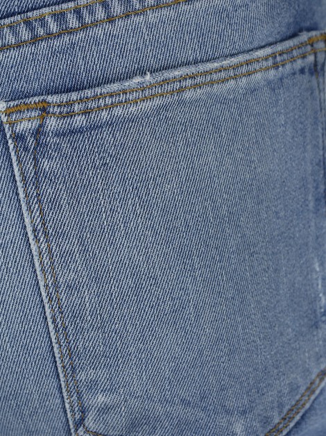 Calça FRAME Le High Straight Jeans Azul