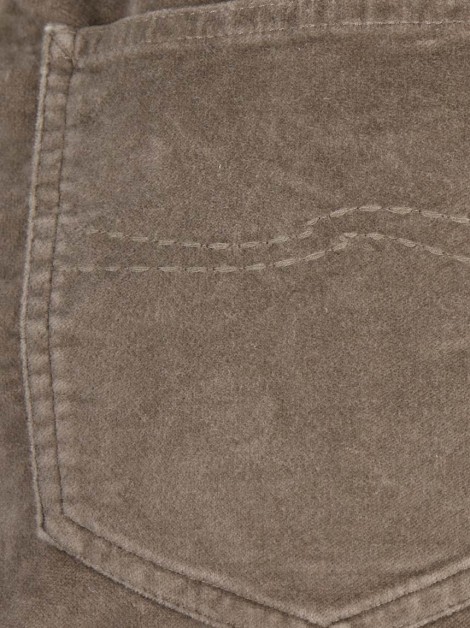 Calça Talbots Veludo Taupe