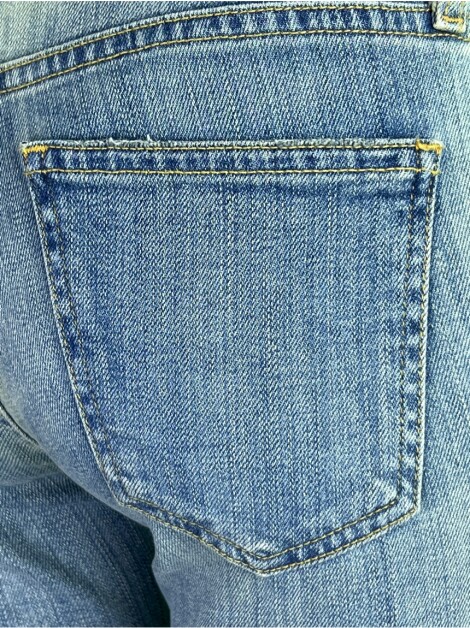 Calça Current Elliott Ticker Destroy Jeans Azul