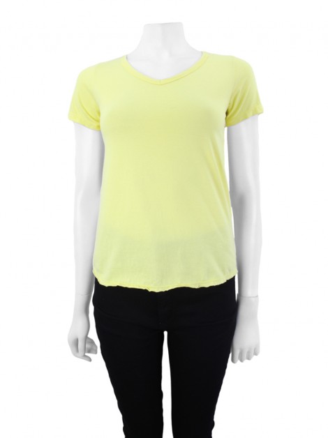 Blusa Costume Camiseta Malha Amarela