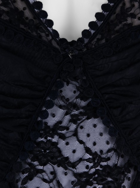 Camisola Fruit De La Passion Renda Preta