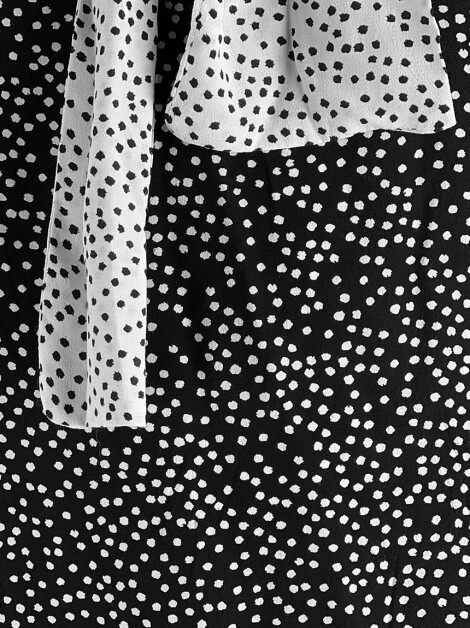 Blusa Olympiah Dots Bicolor