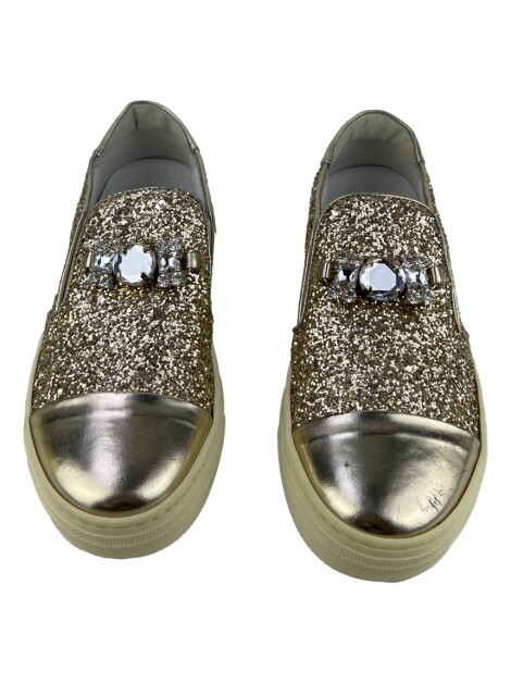 Tênis Miss Grant Glitter Dourado