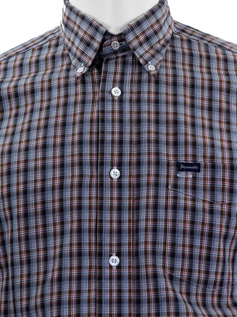 Camisa Façonnable Xadrez Multicolorido Masculino