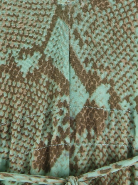 Vestido Vix Longo Animal Print