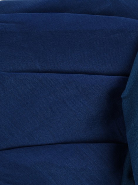 Vestido Barbara Bela Jabot Camadas Azul