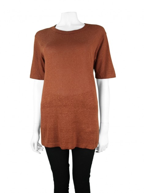 Blusa Sissa Tecido Terracota