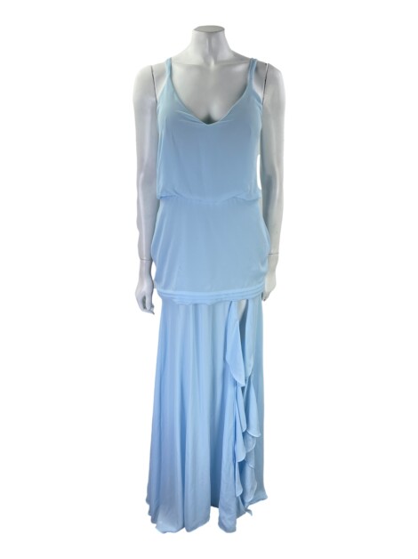 Vestido de Festa Majesté Longo Azul Claro