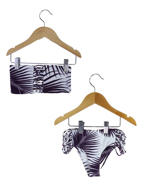 Biquini MIKOH Sunset Roxo e Branco Infantil