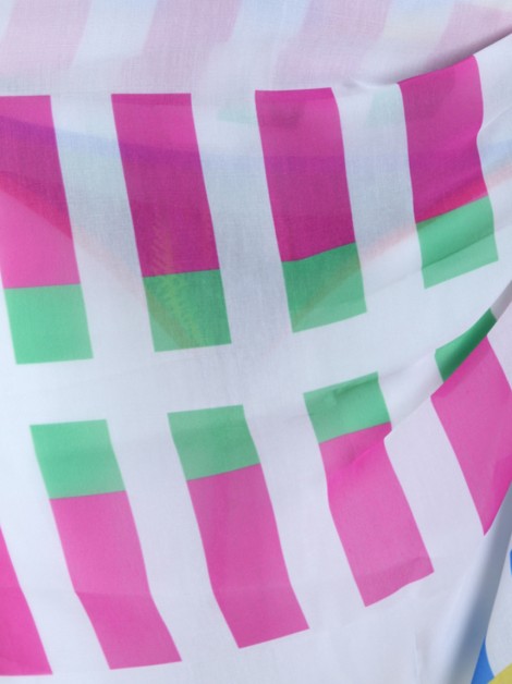 Saída de Praia Scarf Me Pareô Colorido