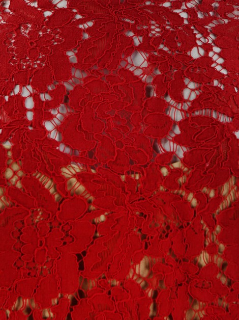 Vestido Jo/Dri Renda Vermelha