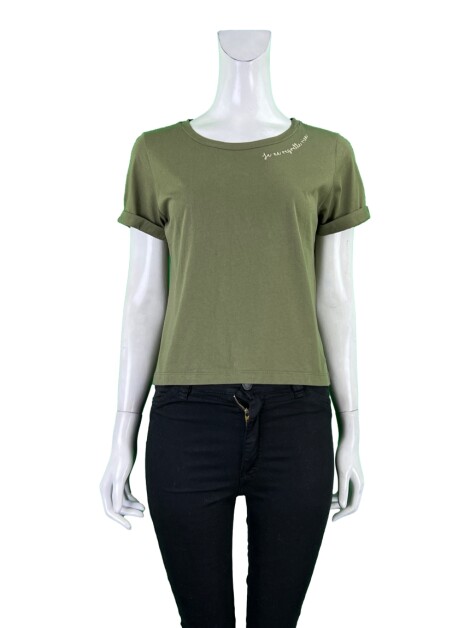 Blusa Resort Couture Verde Musgo