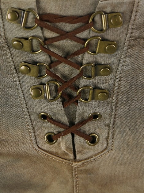 Calça Joe's Skinny Ilhoses Marrom