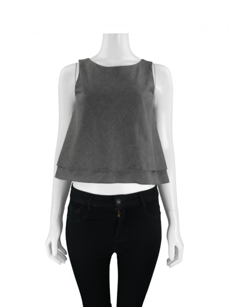 Blusa Olympiah Regata Cinza