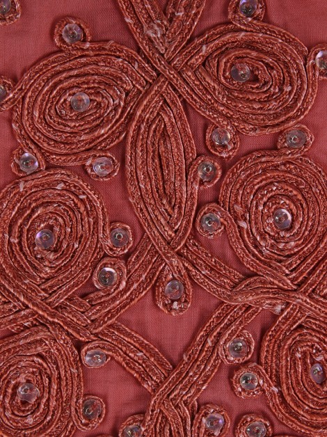 Blusa Rapsodia Tecido Coral Bordados