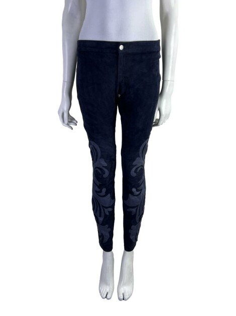 Calça Haute Hippie Couro Azul