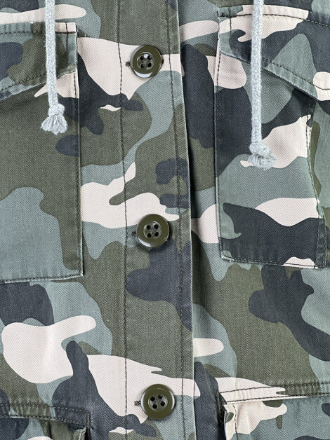 Jaqueta H&M Moletom Militar