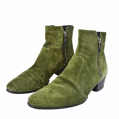 Bota Balmain Camurça Verde