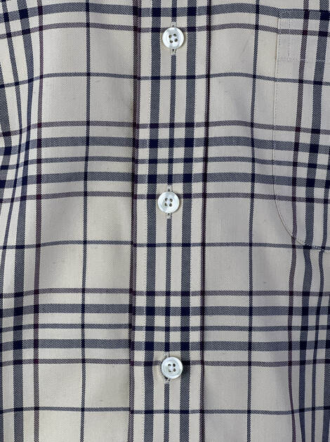 Camisa Brooks Brothers Quadriculada Bege