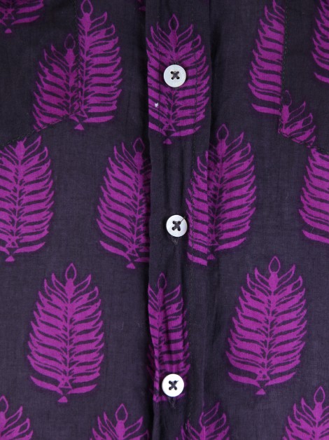 Camisa Le Lis Blanc Estampa Folhagem
