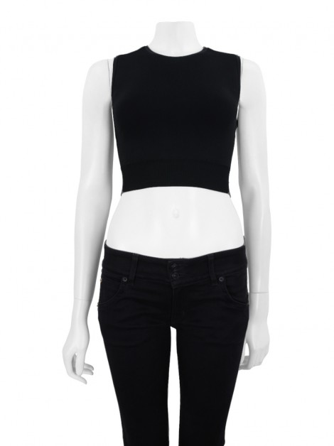 Blusa A.L.C. Canelada Preta