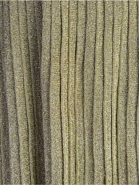 Saia Renata Campos Tricot Dourado