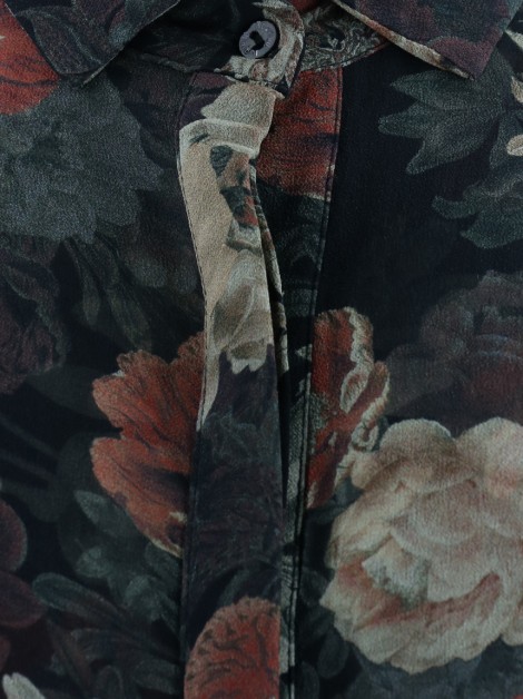 Camisa Magrella Tecido Estampado