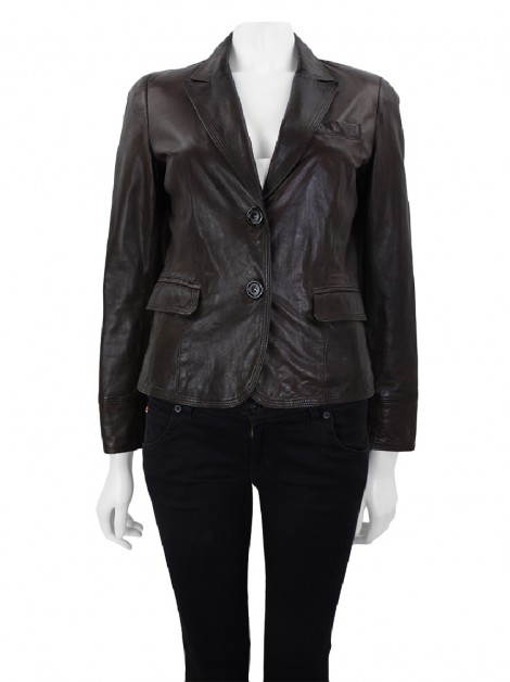Blazer Fratelli Rossetti Couro Marrom