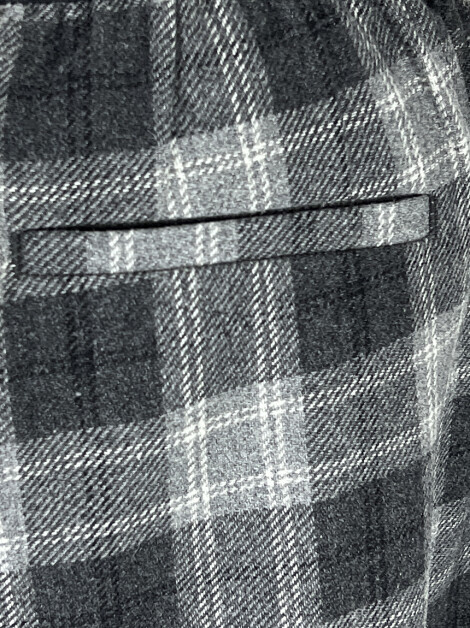 Calça Uniqlo Tecido Xadrez