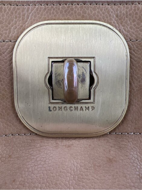 Bolsa Longchamp Gabby Couro Caramelo
