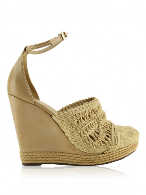 Sapato Schutz Anabela Bege