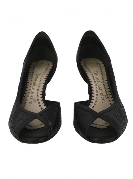 Sapato Tatiana Loureiro Couro Preto