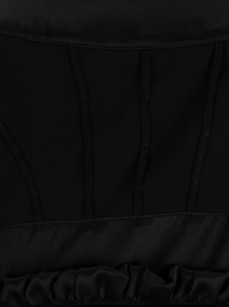 Vestido Philosophy Drapeado Preto